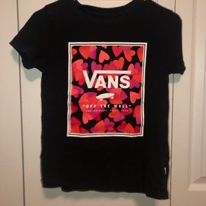 Vans Valentine’s day T-Shirt (Black) size XS